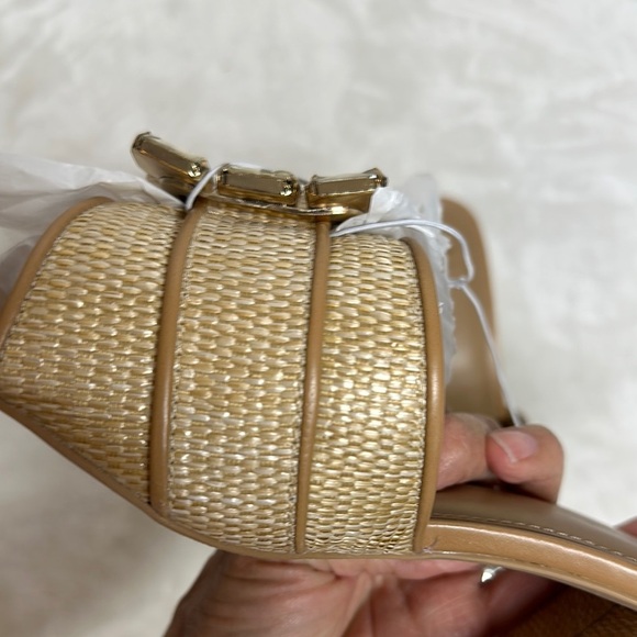 A New Day Women's Tan Slide Sandals - Picture 8 of 12